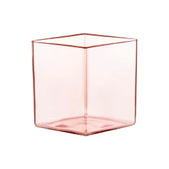 Hot Iittala Ruutu vase, salmon pink