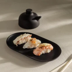 Design House Stockholm Tallerkener<Sand Secrets Plate, black clay