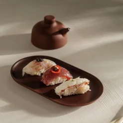 Sale Design House Stockholm Sand Secrets Plate, red clay