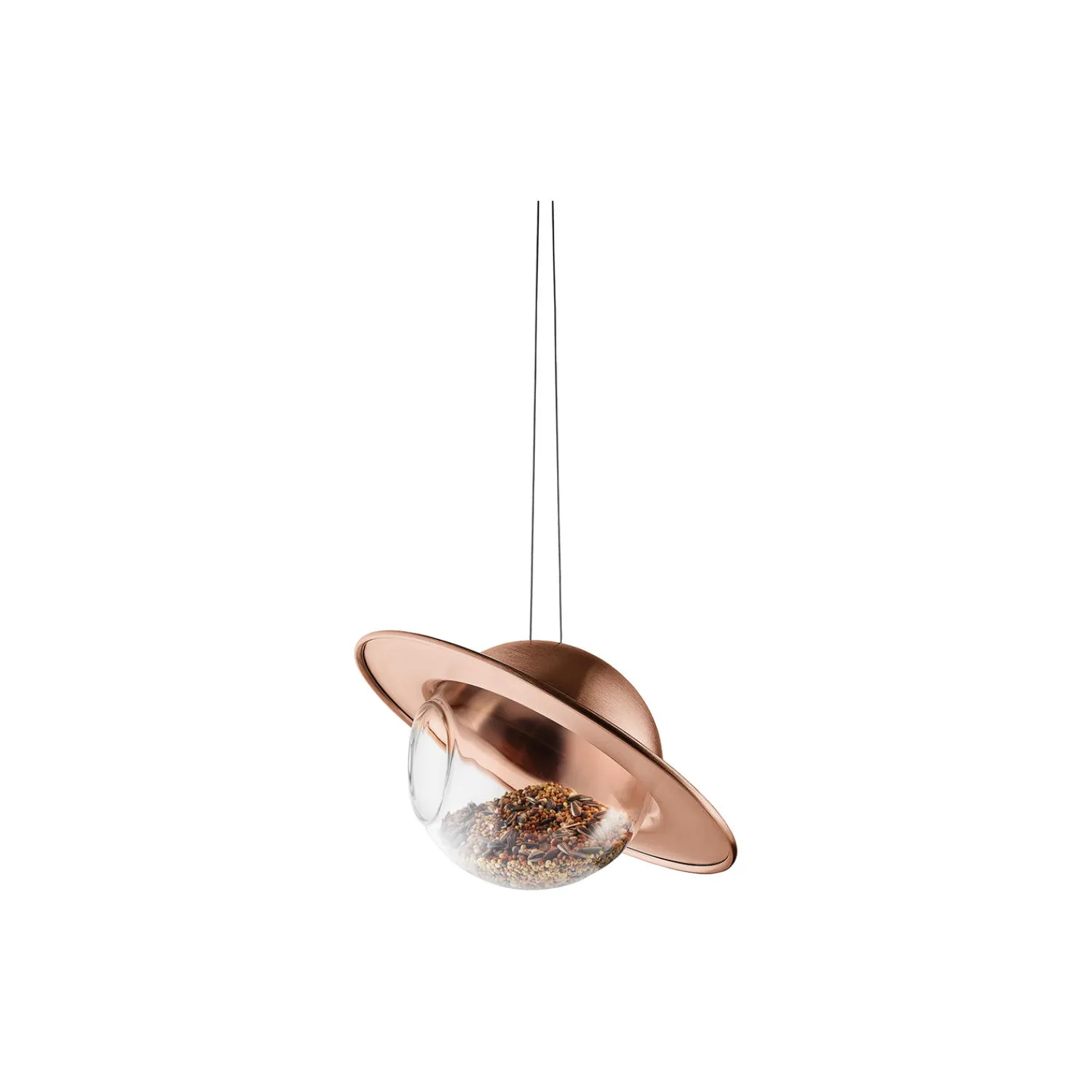 Eva Solo Saturn Fuglefoderkugle, kobber copper