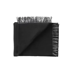 Online Silkeborg Uldspinderi Secret plaid, 02201 granit/black