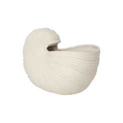 Ferm Living Vaser<Shell Vase, off white