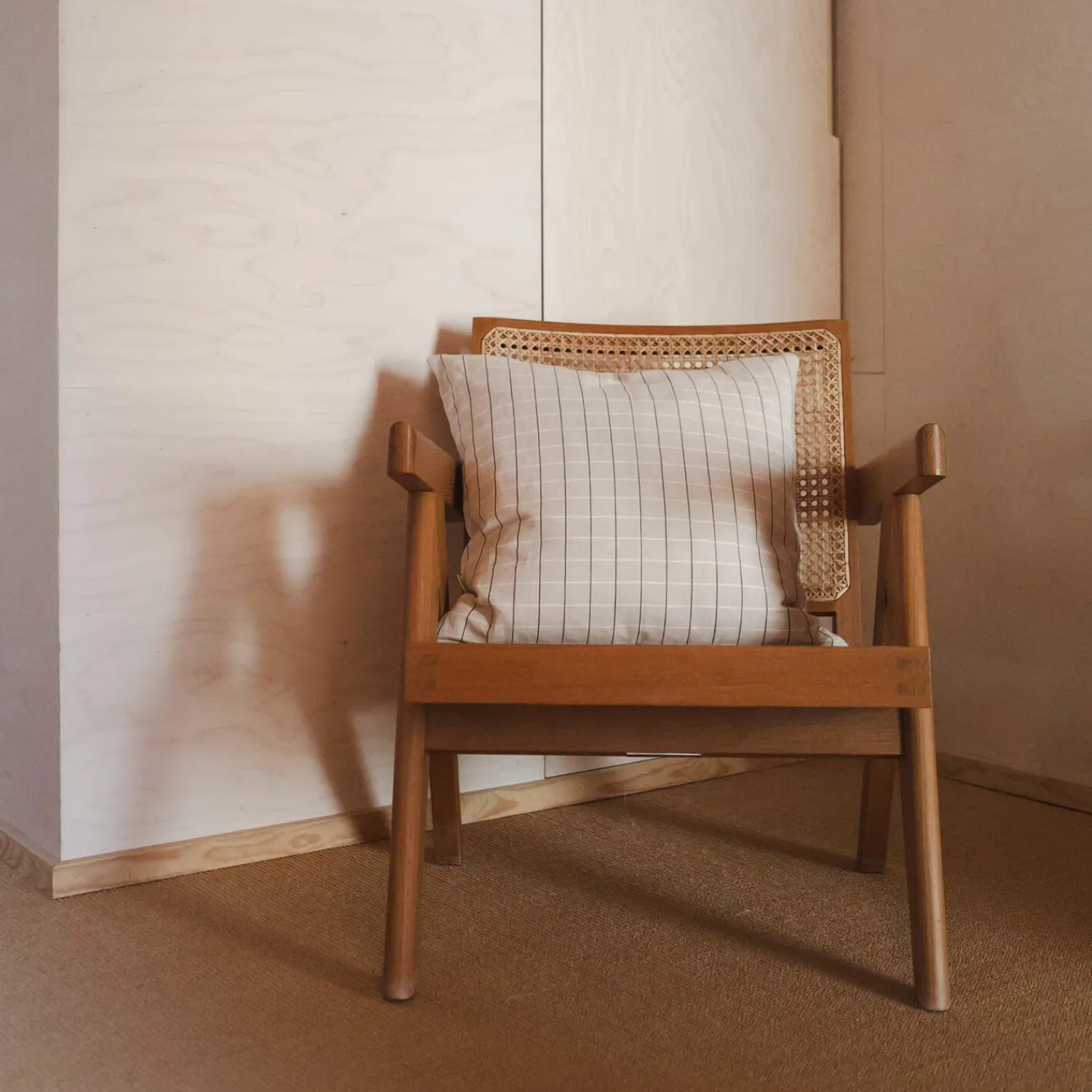 Discount Studio Feder Sienna pude, winter white check