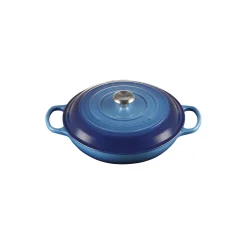 Le Creuset Gryder & Pander<Signature Buffetgryde 30 cm, azure blue