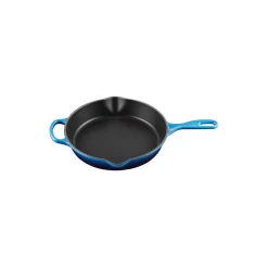 Le Creuset Gryder & Pander<Signature dyb stegepande Ø 26 cm, azure blue
