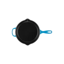 Le Creuset Gryder & Pander<Signature dyb stegepande Ø 26 cm, azure blue