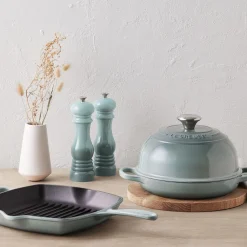 Le Creuset Gryder & Pander<Signature Kvadratisk grillpande, sea salt