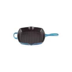 Online Le Creuset Signature Kvadratisk grillpande, azure