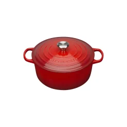 Le Creuset Gryder & Pander<Signature rund gryde Ø 28 cm, cerise