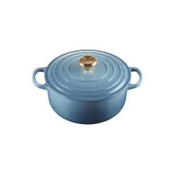 Outlet Le Creuset Signature rund gryde Ø 20 cm, chambray