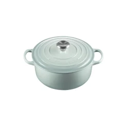 Discount Le Creuset Signature rund gryde Ø 20 cm, sea salt