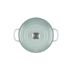 Discount Le Creuset Signature rund gryde Ø 20 cm, sea salt