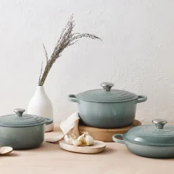 Discount Le Creuset Signature rund gryde Ø 20 cm, sea salt
