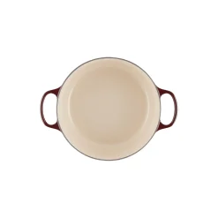 Best Le Creuset Signature rund gryde Ø 28 cm, garnet