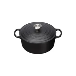 Le Creuset Gryder & Pander<Signature rund gryde Ø 28 cm, matte black