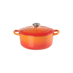 Best Le Creuset Signature rund gryde Ø 20 cm, volcanic