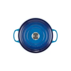 Le Creuset Gryder & Pander<Signature rund gryde Ø 20 cm, azure blue