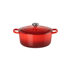 Le Creuset Gryder & Pander<Signature rund gryde Ø 26 cm, cerise