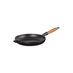 Le Creuset Gryder & Pander<Signature stegepande med træhåndtag Ø 28 cm, matte black