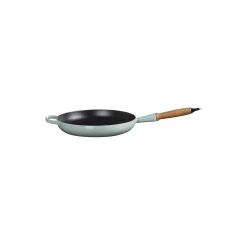 Le Creuset Gryder & Pander<Signature stegepande med træhåndtag Ø 28 cm, sea salt