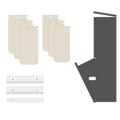 DesignLife Affaldssortering<SORTED Standard Tall affaldssortering, carbon grey