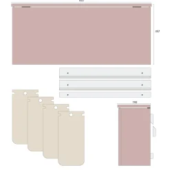 DesignLife Affaldssortering<SORTED Standard Wide affaldssortering, antique rose