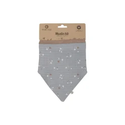 Müsli by Green Cotton Badeudstyr|Håndklæder<STARS hagesmæk/savlesmæk 2-pak, jasmin blue/balsam cream/walnut