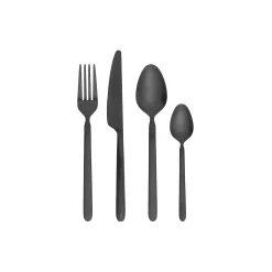 Blomus Bestik<STELLA Cutlery Set 16 parts, black