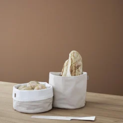 Stelton Bakker & Kurve<brødpose, sand/white