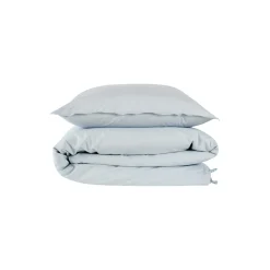 Hot Geismars Væverier Stone Washed baby/juniorpudebetræk, støvet blå st&oslash;vet blå