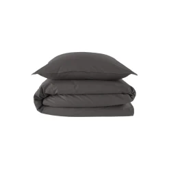 Discount Geismars Væverier Stone Washed sengetøj, mørkegrå m&oslash;rkegrå
