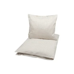 Müsli by Green Cotton Soveudstyr|Sengetøj<STRIPE junior sengetøj, balsam cream/cashmere