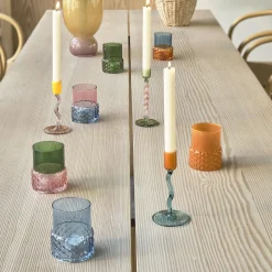 Villa Collection Lysestager<Styles Fyrfadsstage, amber