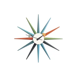 Online Vitra Sunburst vægur, multi colour