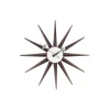 Vitra Sunburst vægur, walnut