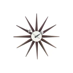 Vitra Sunburst vægur, walnut