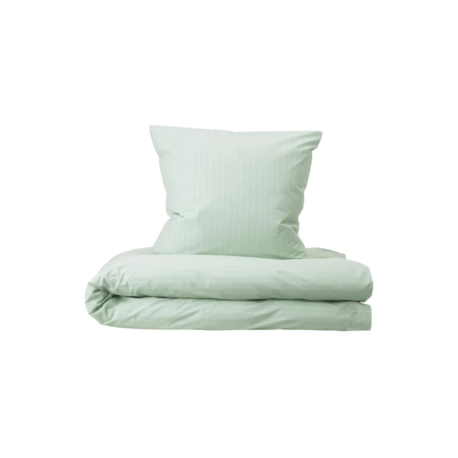 New Georg Jensen Damask SUPIMA PINSTRIPE sengetøj, glass green