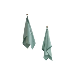 EKTA Living Køkkentekstiler<Tea towel herringbone twill 2 stk., green/green