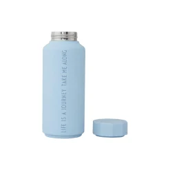 Outlet Design Letters Termoflaske LIFE IS A JOURNEY light blue