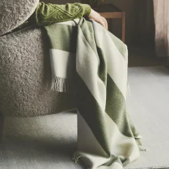 Hot Silkeborg Uldspinderi The Sweater plaid, 07802 green