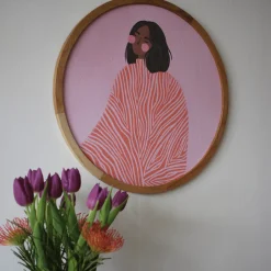 Papirværk Plakater & Rammer<The Woman with the Swirls