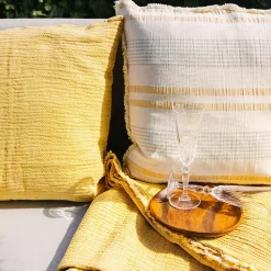 ELVANG Plaider<Thyme plaid, yellow
