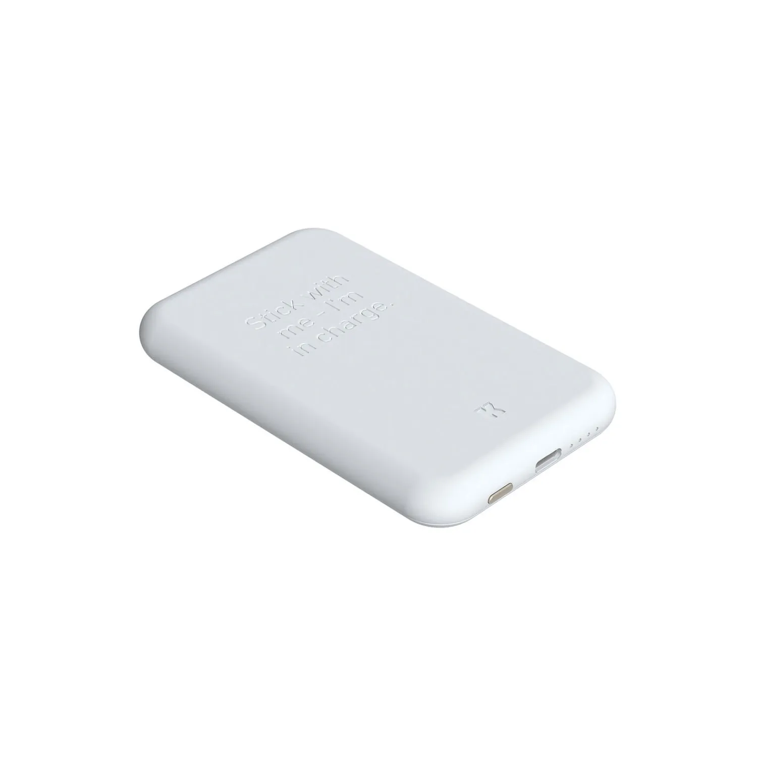 Kreafunk Opladere<toCHARGE Qi trådløs powerbank moon grey