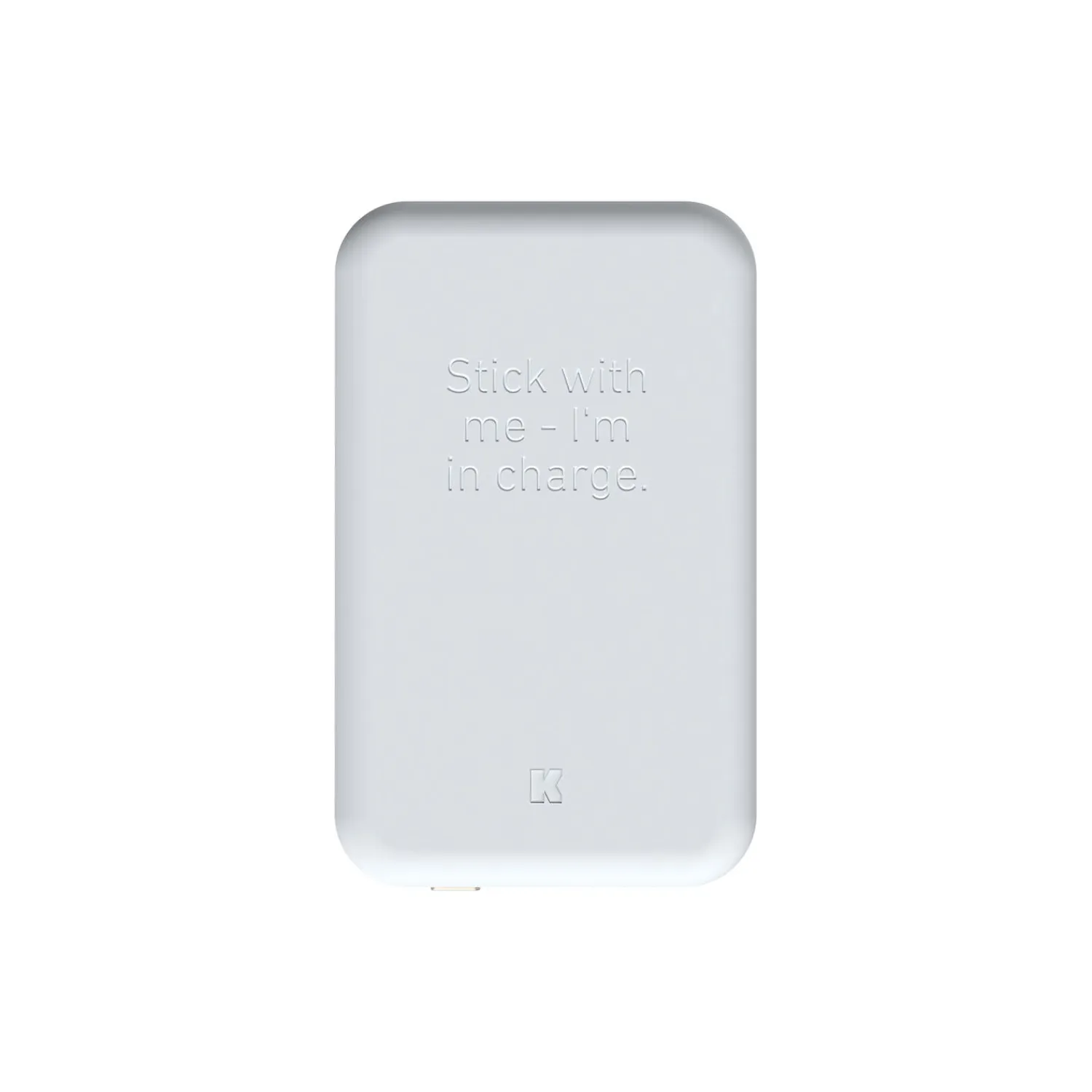 Kreafunk Opladere<toCHARGE Qi trådløs powerbank moon grey