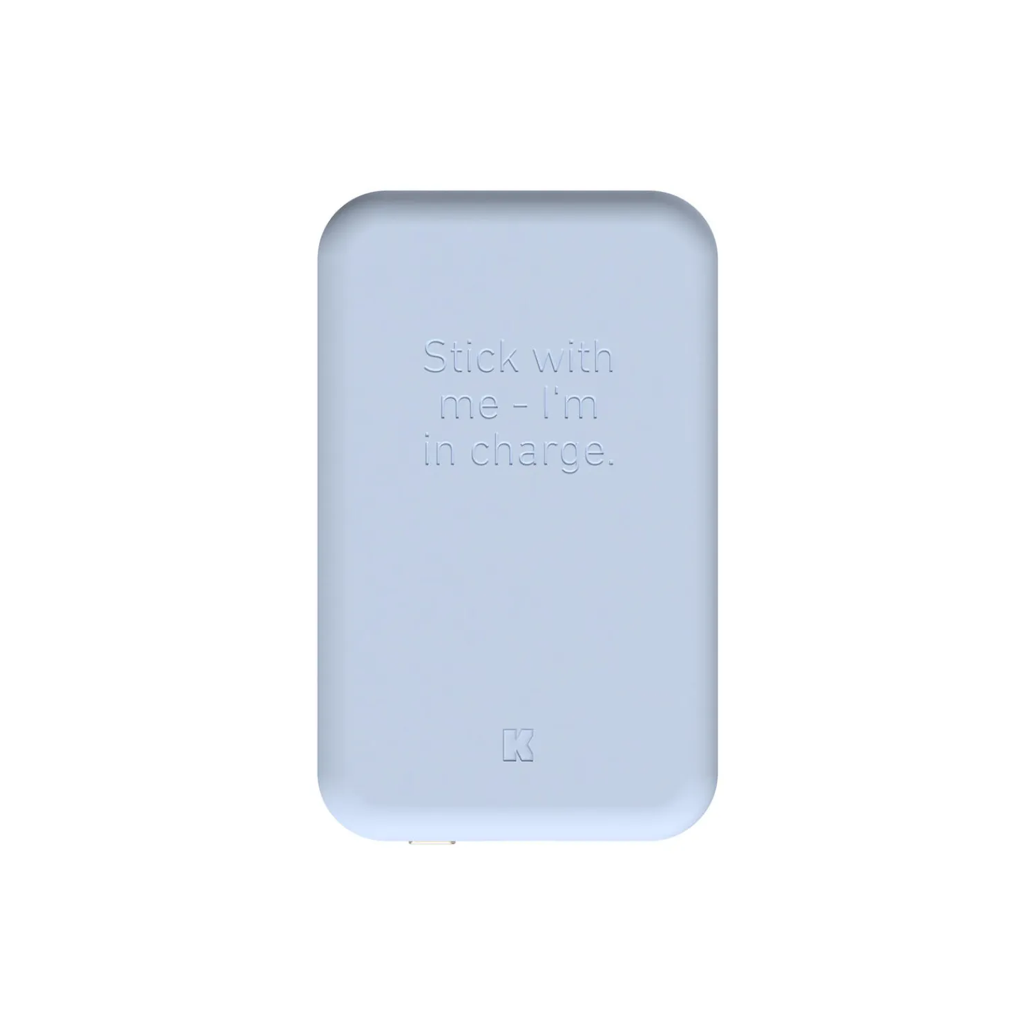 Kreafunk Opladere<toCHARGE Qi trådløs powerbank cloudy blue