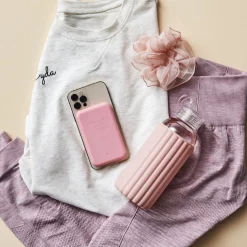 New Kreafunk toCHARGE Qi trådløs powerbank fresh pink