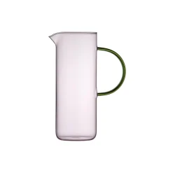 Lyngby Glas Kander & Karafler<Torino glaskande, pink/grøn pink/gr&oslash;n