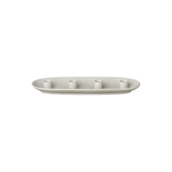 Blomus Lysestager<VELA Candle Holder Shap oval, moonbeam