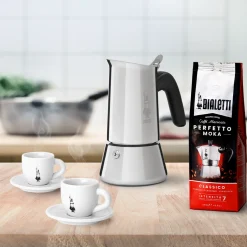 Bialetti Kaffe- & Teudstyr<Venus espressokande 4 kopper, sølv krom