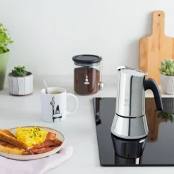 Bialetti Kaffe- & Teudstyr<Venus espressokande 6 kopper, sølv krom